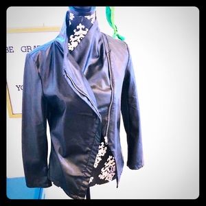 Faux Leather Jacket! Very Versatile!